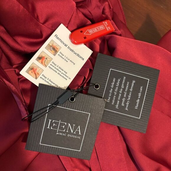 Mac-duggal Women's Red Dress - Picture 6 of 12